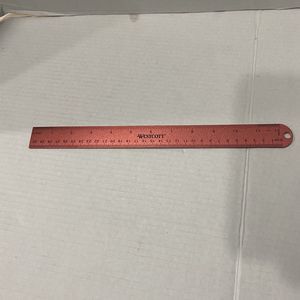 Westcott Aluminum Ruler With Cork Backing 12”